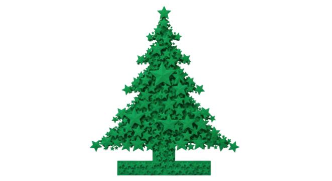 Isolated Christmas Tree