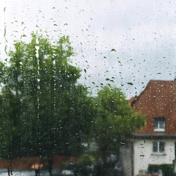 rainy day in the city