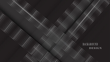 Abstract black striped vector background