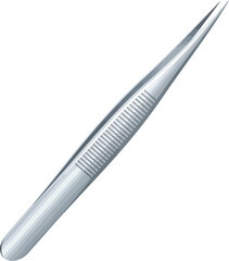 Precision forceps tool surgical medical laboratory crafting crafting tool vector