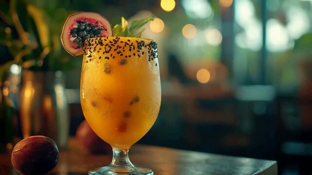 jugo de maracuy&aacute; colombian beverage orbit video