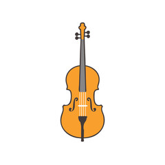 Fototapeta premium violin isolated on white
