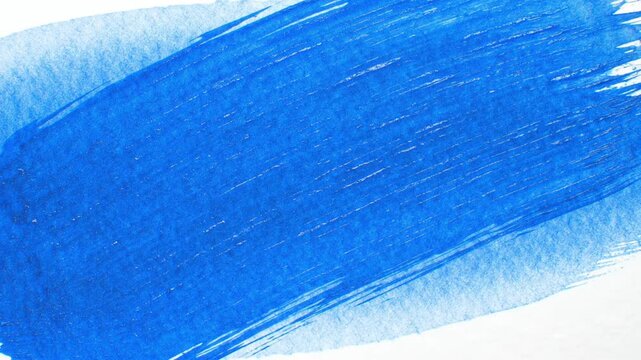 blue paint brush