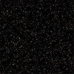 Cosmic white snow falls through a dark starry winter sky, like a galaxy of abstract dust particles