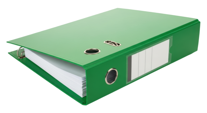 Isolated Green Binder