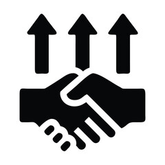 Trust Building icon line vector illustration