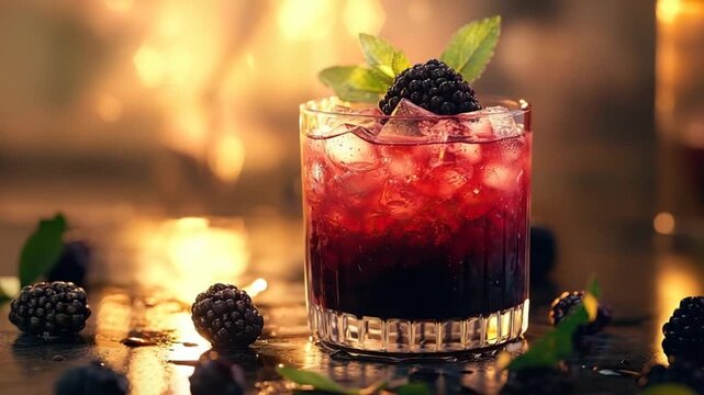 jugo de mora colombian beverage, video	
