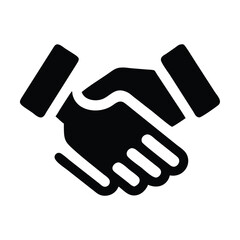 Handshake icon vector image can be used for business meeting 