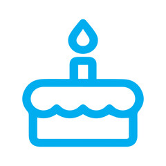 Fototapeta premium Birthday Cake Icon