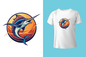 Fishing graphic vactor t shirt design art