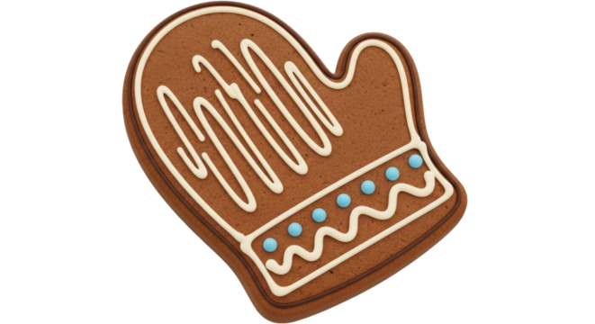 Isolated Gingerbread Cookie