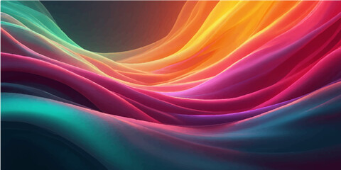 Abstract bright colorful waves with a digital artistic texture and flowing lines for a dynamic background