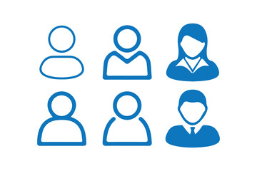 Fototapeta premium User Verification and Access Icons. Vector illustration eps10
