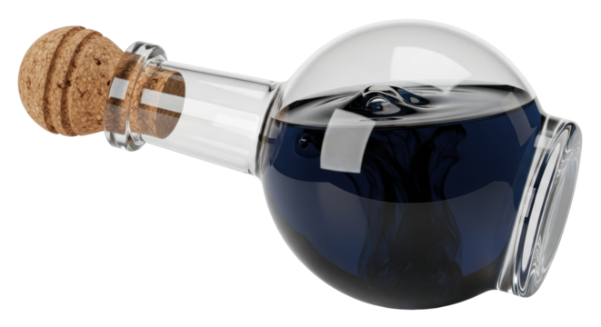 Isolated Potion Bottle