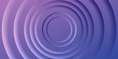 Purple and Blue 3D Circles