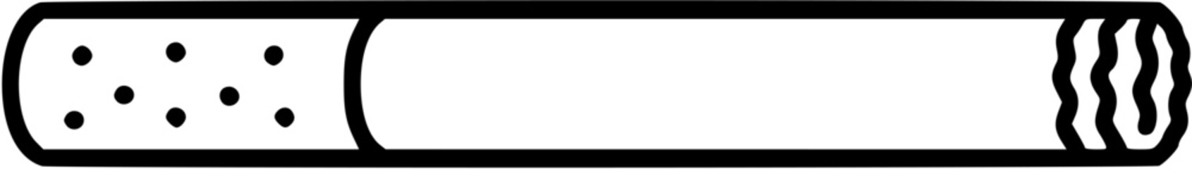 Cigarette icon vector set