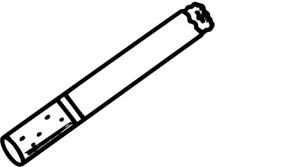 Cigarette icon vector set