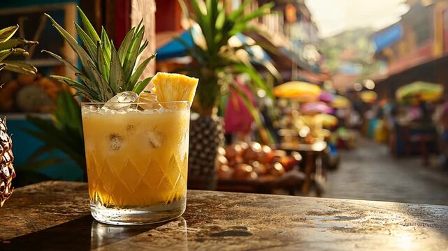 traditional colombian champ&uacute;s drink