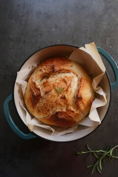 Homemade Dutch oven bread