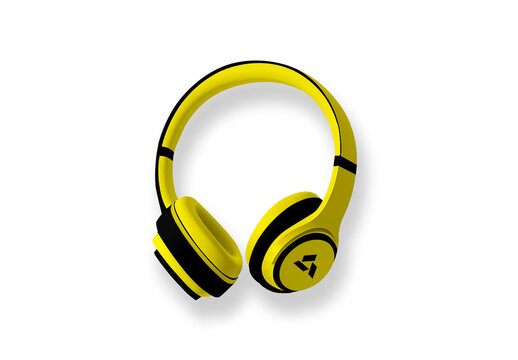 Wireless Headphone Device Mockup template