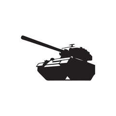 vector illustration of a tank