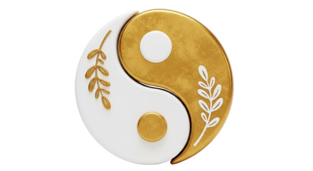 Isolated Yin Yang Symbol