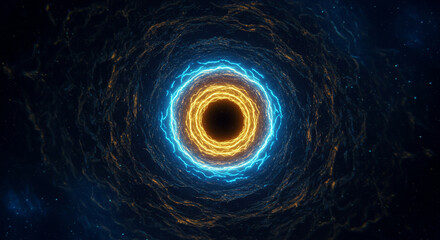 Glowing  Rosen Bridge with Plasma Spiral