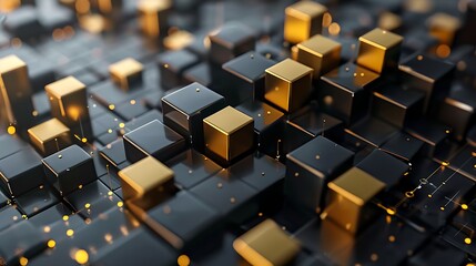 close up of a golden bar