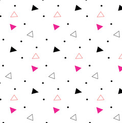 Set of geometric seamless patterns. Abstract geometric hexagon graphics. Seamless geometric. Vector illustration