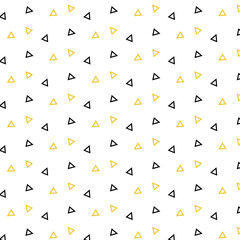 Set of geometric seamless patterns. Abstract geometric hexagon graphics. Seamless geometric. Vector illustration