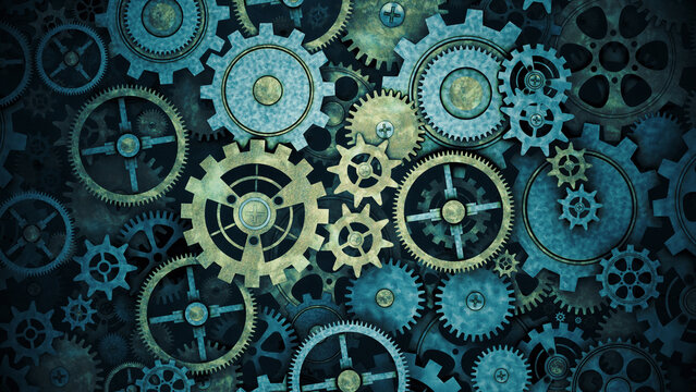 Grunge Cogwheel Background 3D illustration 

Resolution 3840x2160 px