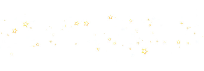 Sparkling gold stars on white. Perfect for celebration, magic, and festive designs.