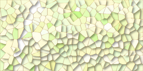 Beautiful multicolor crystallized polygon background. abstract light colorful stone tile pattern with shadow. modern wallpaper, trendy simple minimal geometric background abstract mosaic backdrop