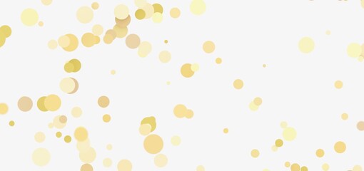 Elegant gold confetti on white. Perfect for celebrations, events, or festive designs.