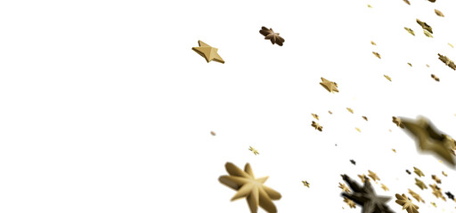 Abstract background with gold stars falling. Perfect for celebration, holiday, or festive designs.