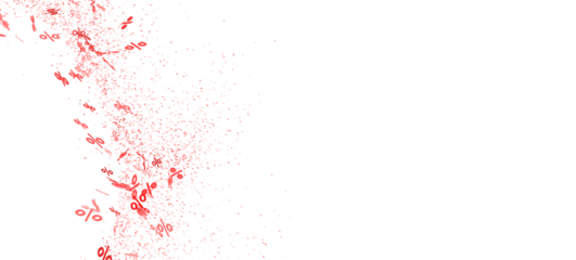Abstract background with red percentage symbols. Perfect for sale banners, discount promotions, and marketing materials.
