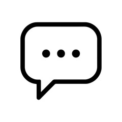 Ellipsis speech bubble icon with transparent background comic style thinking dialogue balloon
