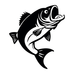  big Fish Silhouette  Art 