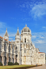 Naklejka premium The Jeronimos monastery in Lisbon