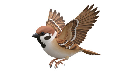 Isolated Sparrow
