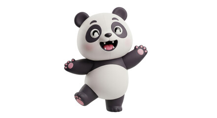 Isolated Cartoon Panda © Sergiu