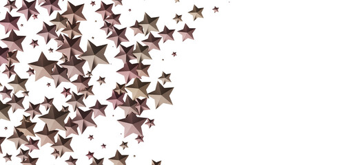 Abstract background with brown stars. Perfect for celebrations, holidays, and more.