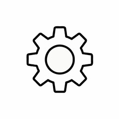gear icon vector illustration