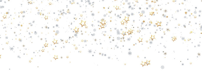 Sparkling stars confetti. Perfect for holidays, celebrations, and winter themes.