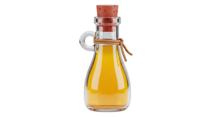 Isolated Oil Bottle