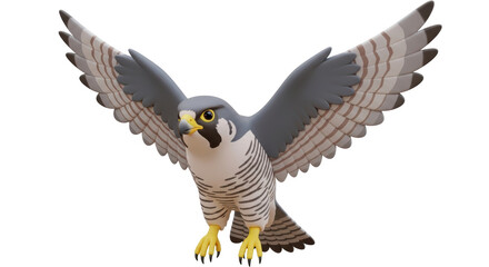Isolated Falcon