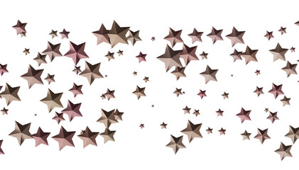 Beautiful image of brown stars on white background. Perfect for various design projects.