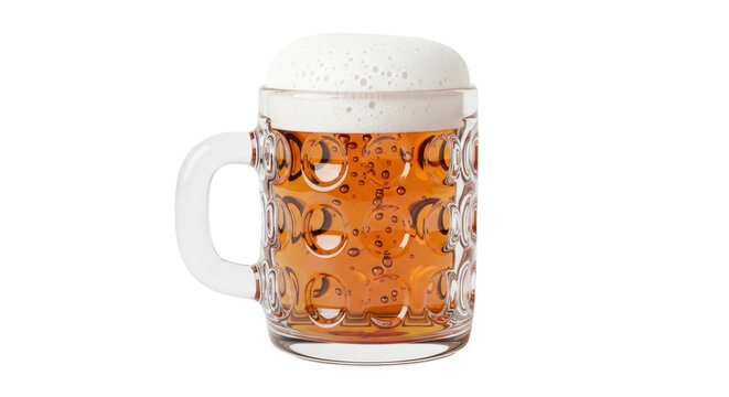 Isolated Beer Mug