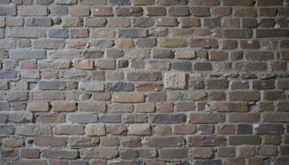 Rustic Brick Wall Background with Natural Texture for Creative and Professional Designs