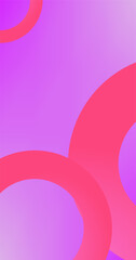pink and purple abstract background with circles in pastel colors